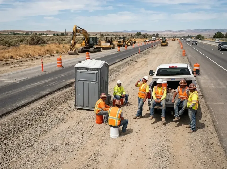highway-road-construction-crew-007 — frequently asked questions, Porta Potty and Restroom Rentals in West Vero Corridor, FL